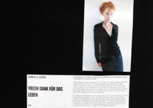 Sibylle Berg auf Kampnagel in Hamburg