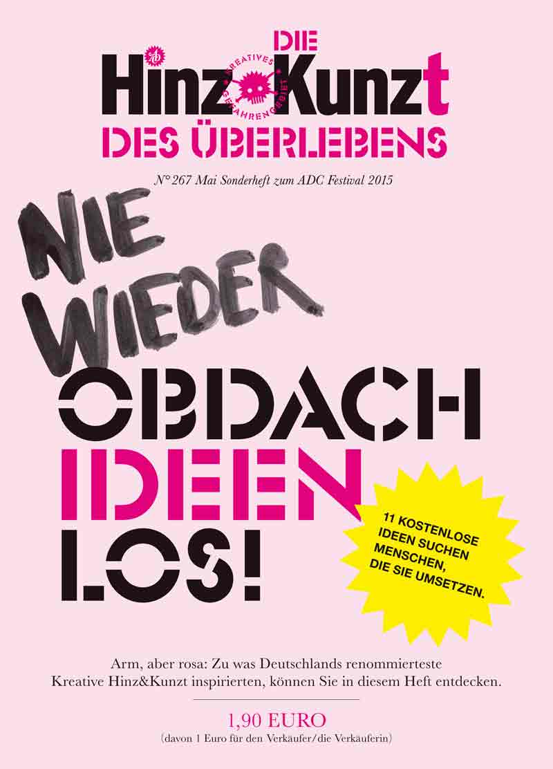 Hinz&Kunzt Maiausgabe 2015