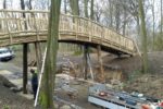 Die neue Knüppelbrücke im Jenischpark