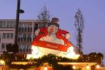 Weihnachtsmarkt in Hamburg und Glühweinstand