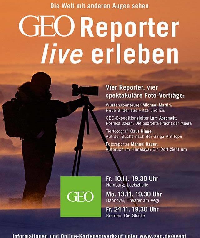 GEO-Reporter live erleben in Hamburg