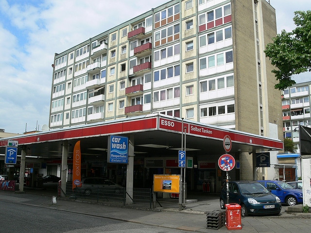 Esso-Tankstelle auf dem Kiez in Hamburg 2009