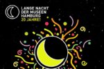 Jubiläumsplakat: Lange Nacht der Museen 2023 in Hamburg