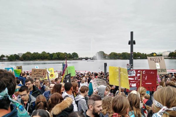 Klimastreik Jungfernstieg 20.9.2019