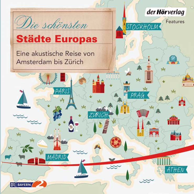 CD-Cover: Die schönsten Städte Europas