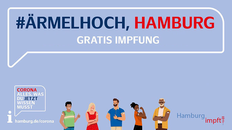 #ÄrmelHoch - Hamburg impft