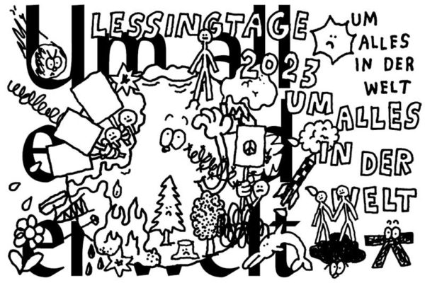 Plakat: Lessingtage Hamburg 2023