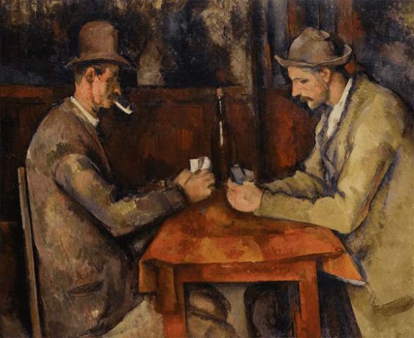 Paul Cezanne’s “Die Kartenspieler”, 1890-92