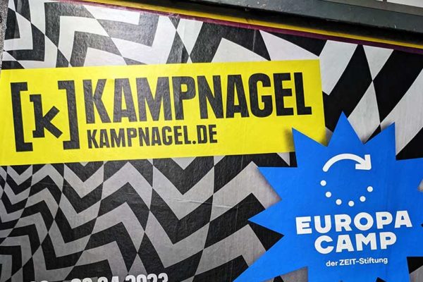 EuropaCamp 2023 - Demokratie im Stresstest auf Kampnagel