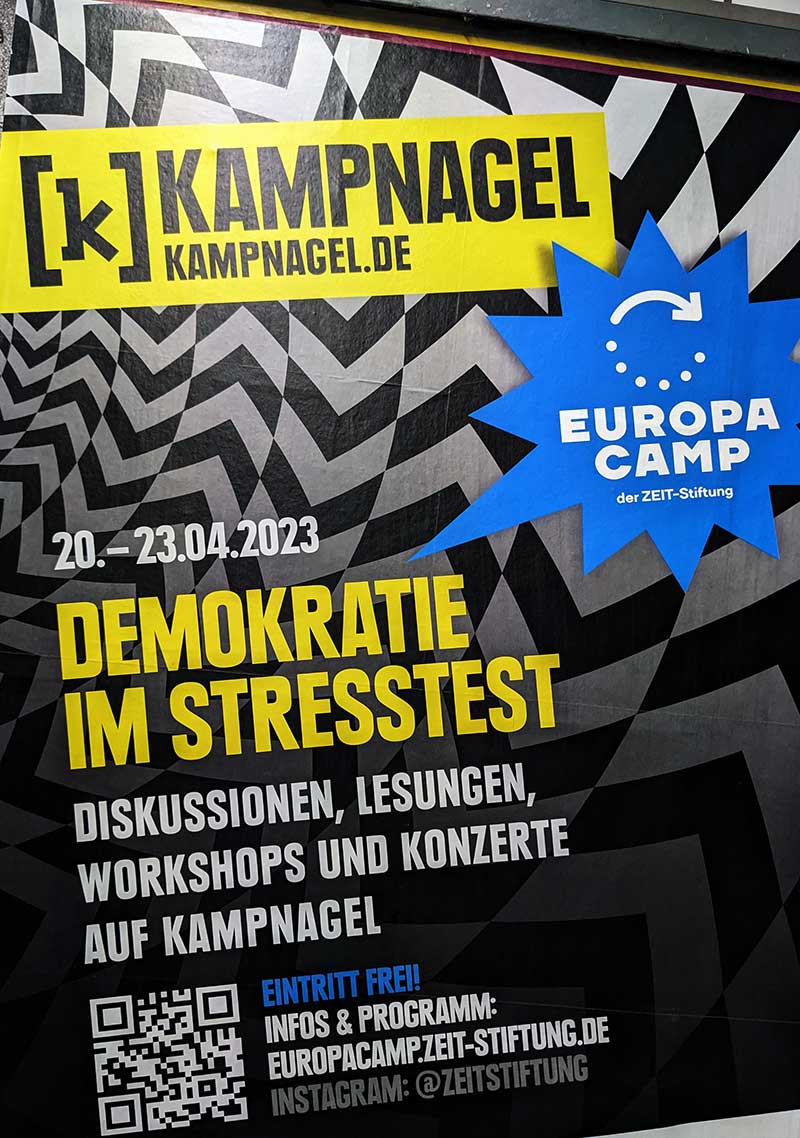 Du betrachtest gerade Demokratie im Stresstest: EuropaCamp 2023 auf Kampnagel