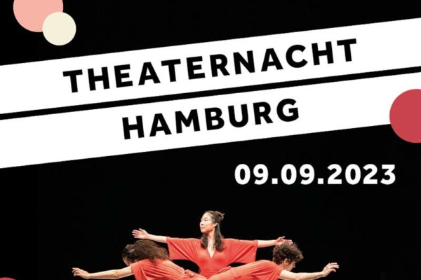Plakat: Theaternacht Hamburg 2023