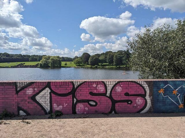 KISS - Graffiti im Hamburger Stadtpark 2023