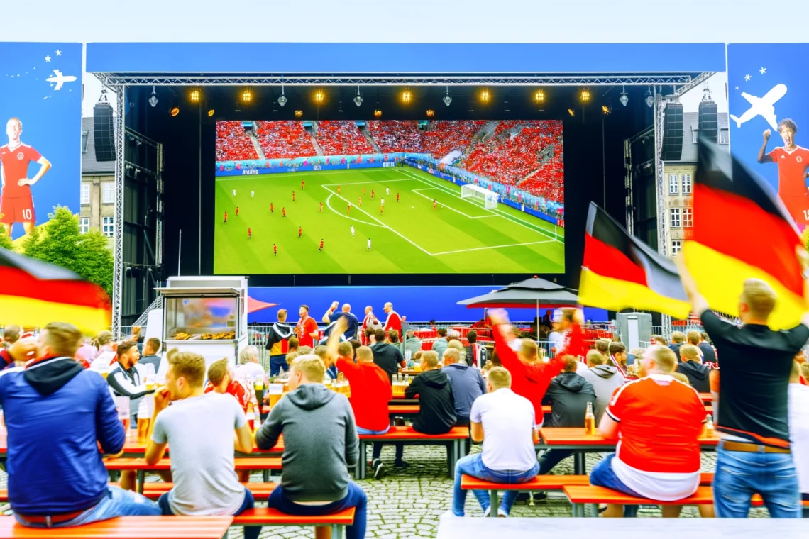 Public Viewing zur EURO 2024 in Hamburg
