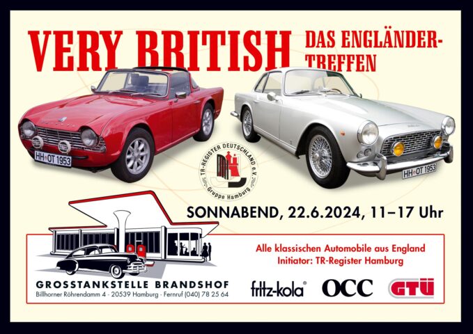 Very British Oldtimer Treffen am Wochenende in Hamburg