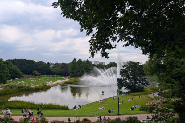 Wasserspiele in Planten un Blomen am Wochenende in Hamburg