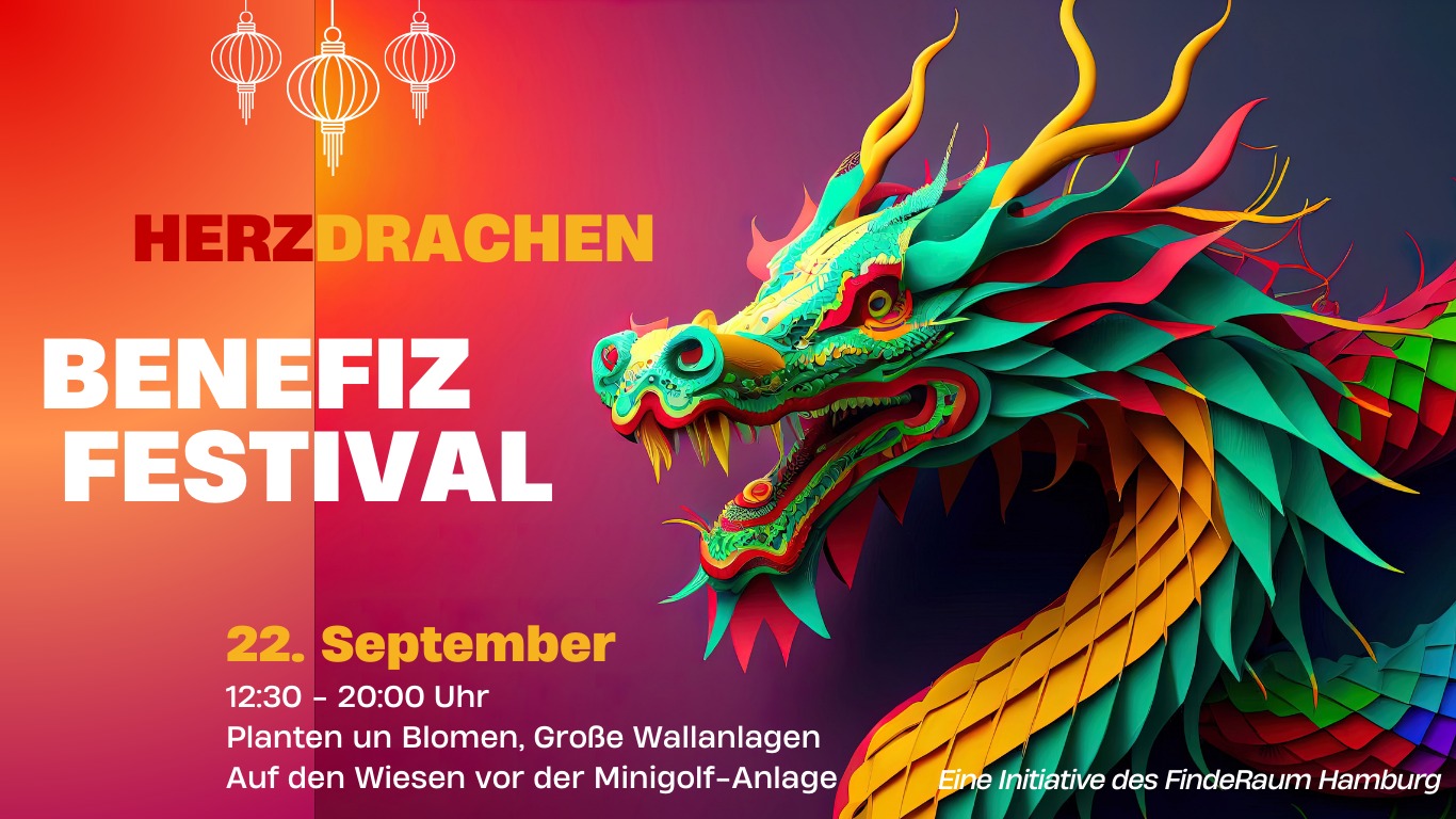 Herzdrachen Benefitz Festival am Wochenene in Hamburg