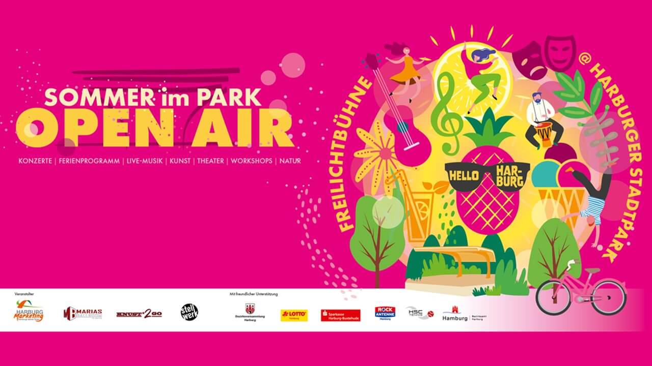 Plakat: Sommer im Park Harburg 2025 Open Air