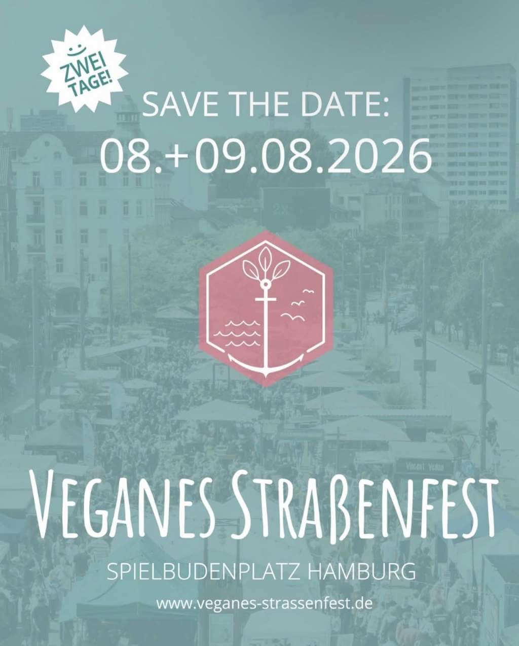 Online-Banner: Veganes Straßenfest 2026 in Hamburg