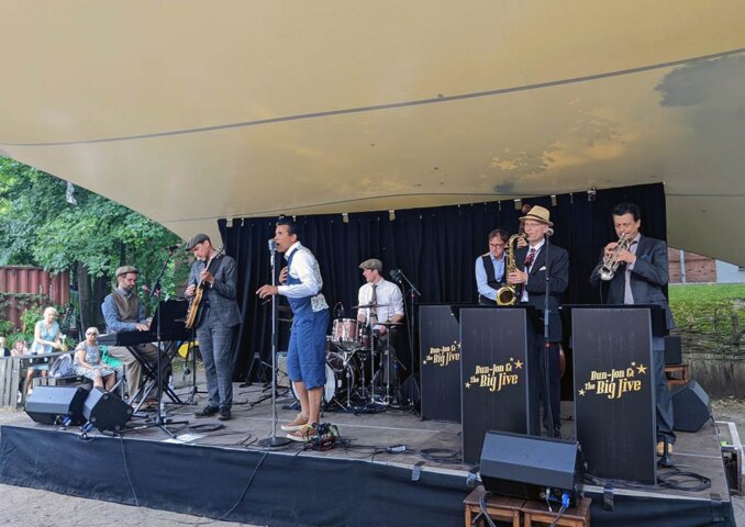 Bun-Jon & The Big Jive im Hof des Goldbekhauses