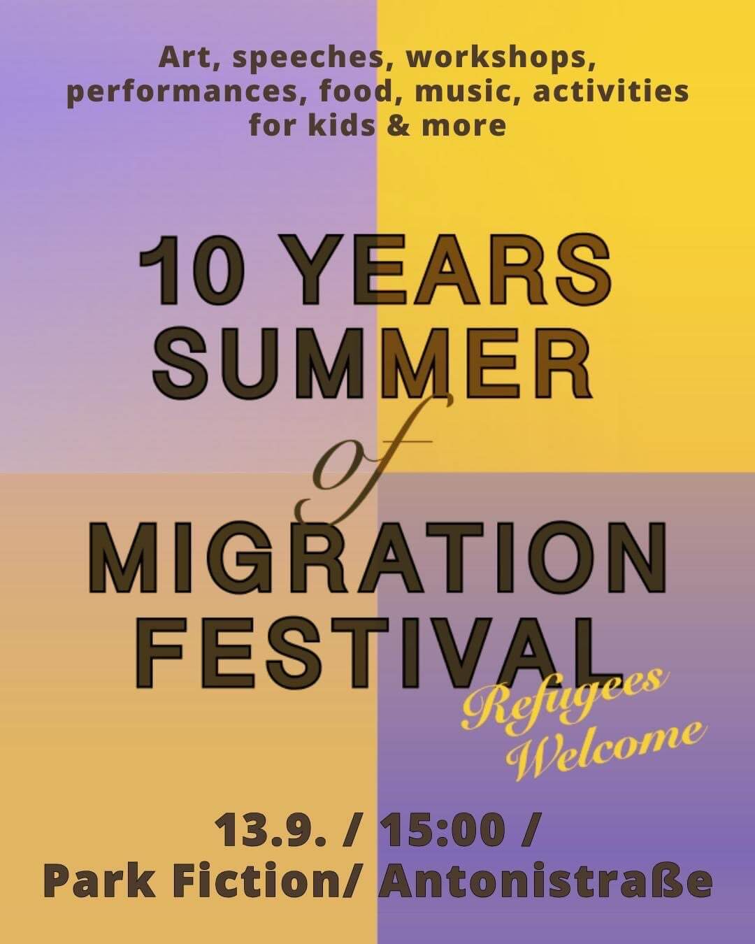 Plakat 10 Years Summer Migration Festival