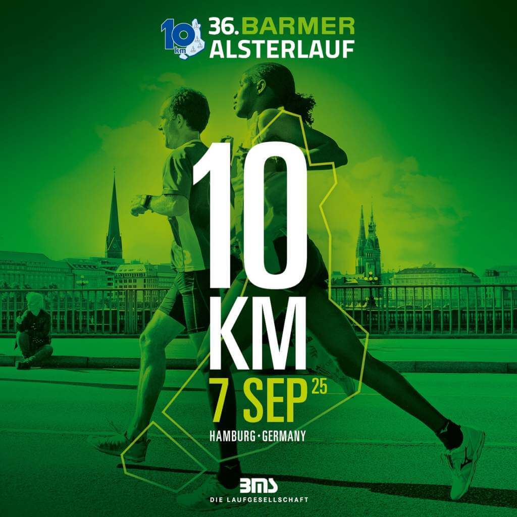 Plakat: BARMER Alsterlauf 2025