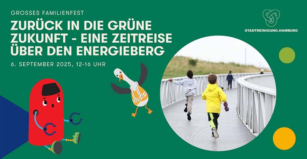 Plakat zum Sommer-Familienfest am Energieberg Georgswerder