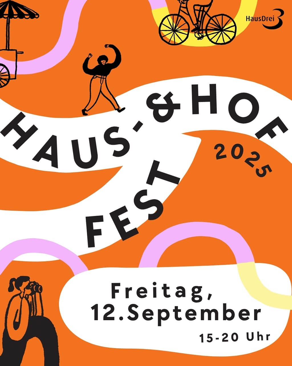 Plakat Haus & Hoffest HausDrei
