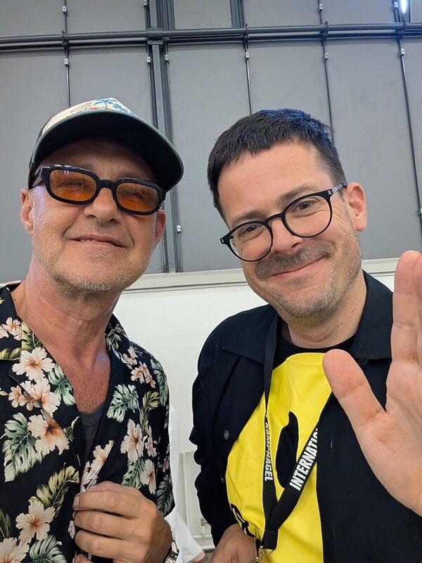 Mark Max Henckel und der ünstlerischen Leiter des Internationalen Sommerfestivals András Siebold