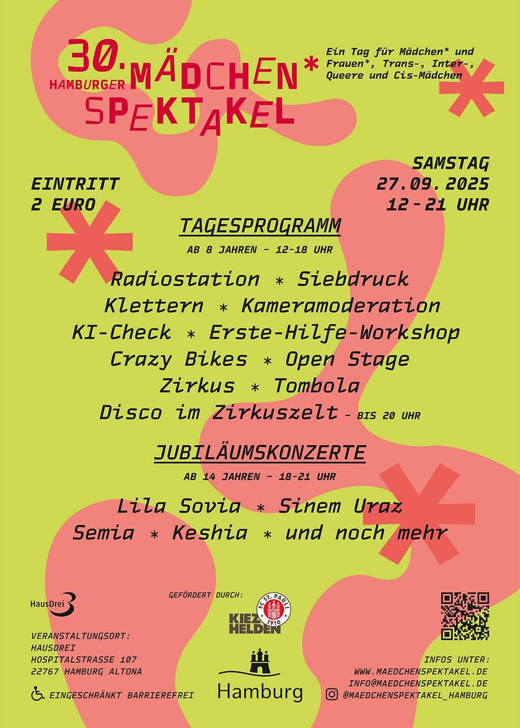 Plakat: Mädchenspektakel 2025