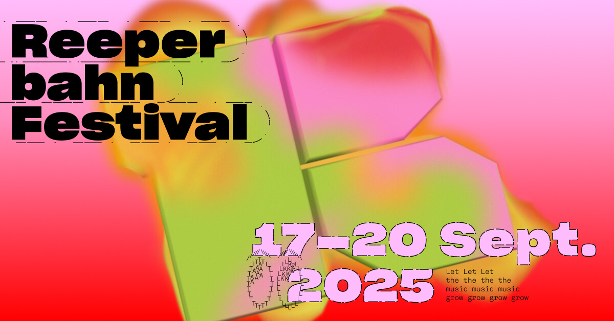 Plakat Reeperbahn Festival 2025