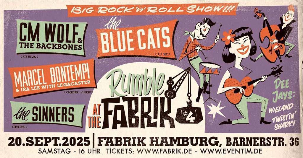 Plakat: Rumble at the Fabrik 2025