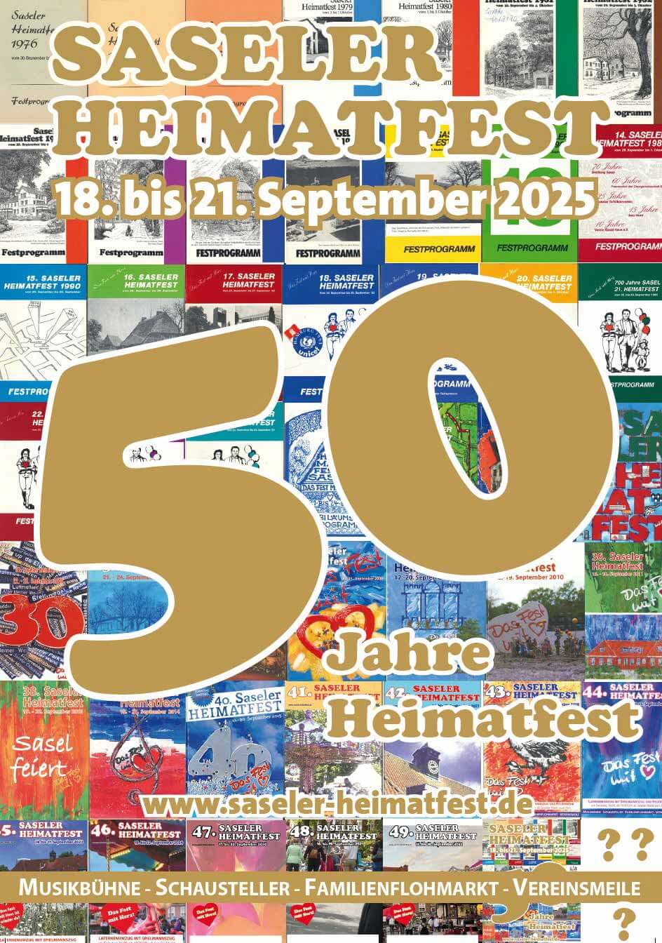 Plakat 50. Saseler Heimatfest