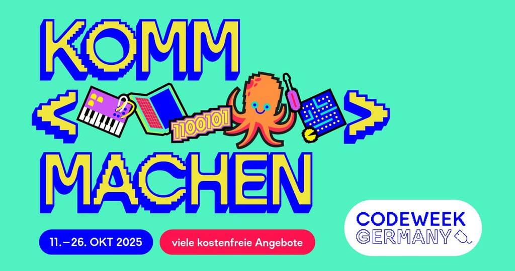 Plakat: Code Week Hamburg 2025