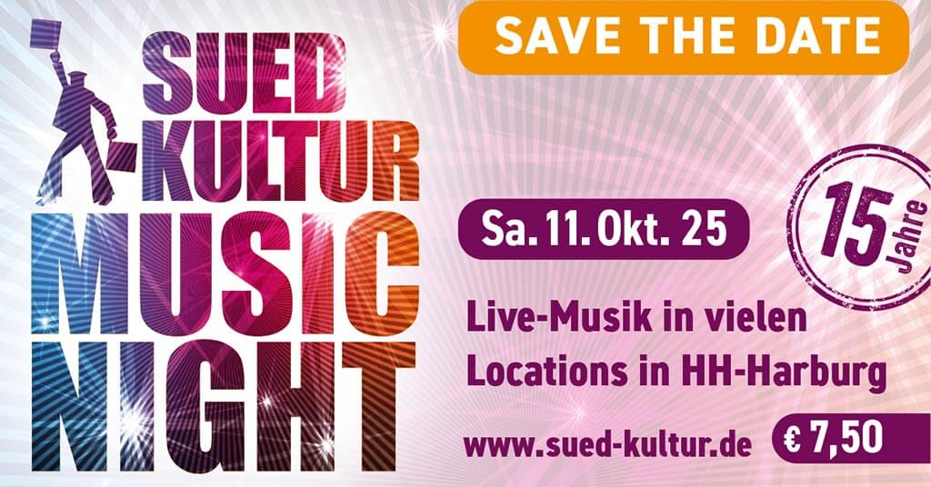 Plakat: Suedkultur-MusicNight 2025 Mini-Festival