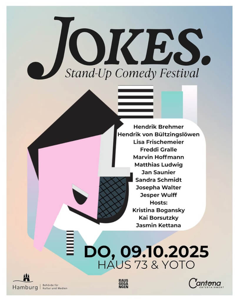 Plakat: JOKES. Festival Hamburg 2025