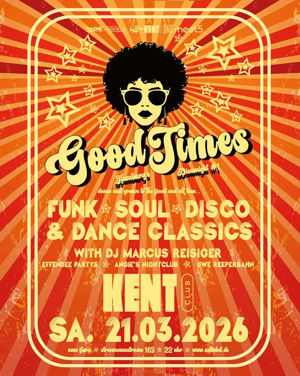 GOOD TIMES im KENT Club 21. März 2026