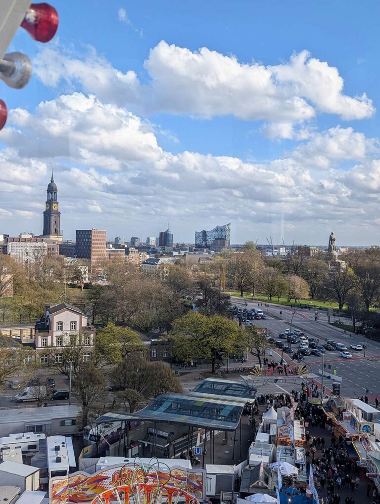 Hamburg vor dem Tanz in den Mai 2026