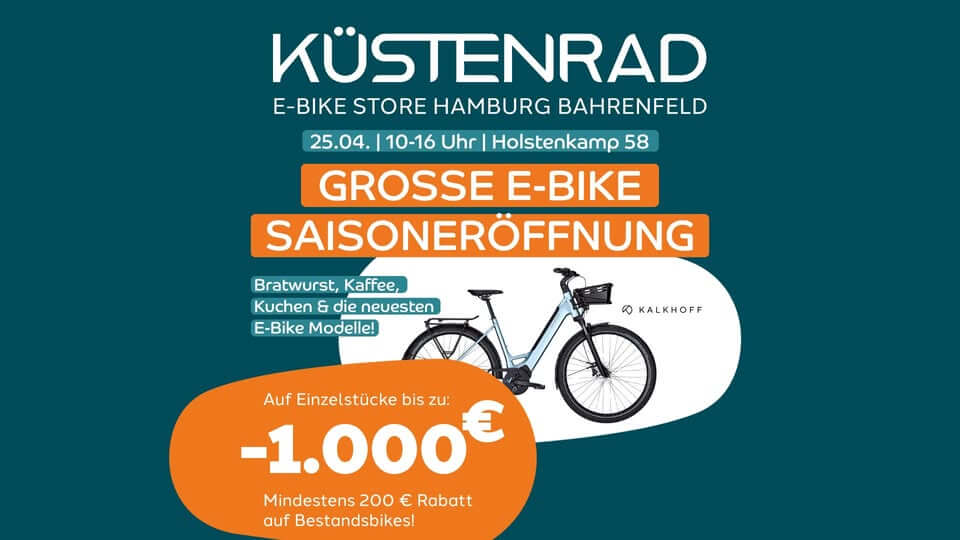 Große E-Bike Saisoneröffnung Hamburg Bahrenfeld