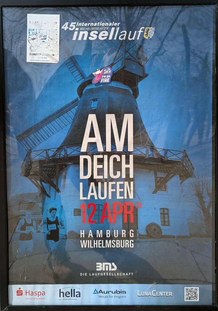 Plakat: Wilhelmsburger Insellauf
