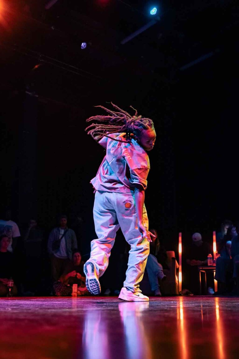 Ashley Twumasi beim Tanzbattle auf Kampnagel