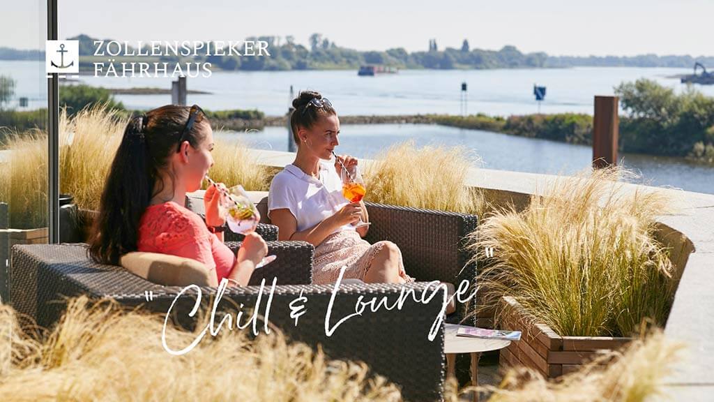 Chill & Lounge im Zollenspieker Fährhaus am Pfingstsonntag