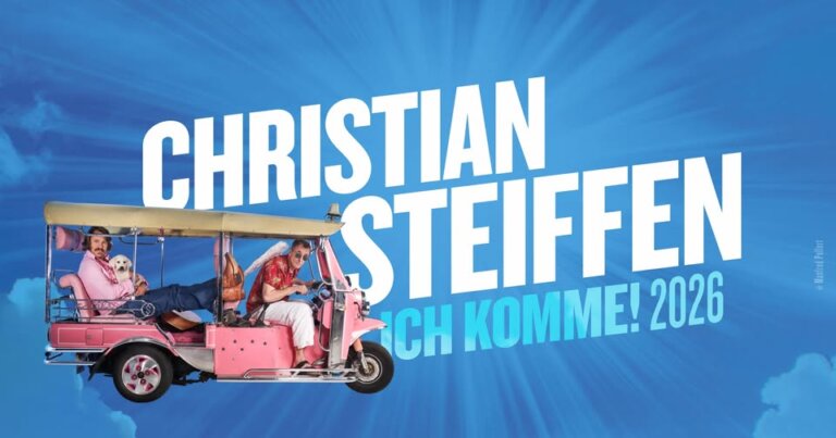 Plakat: Christian Steiffen in Hamburg: ICH KOMME! 2026