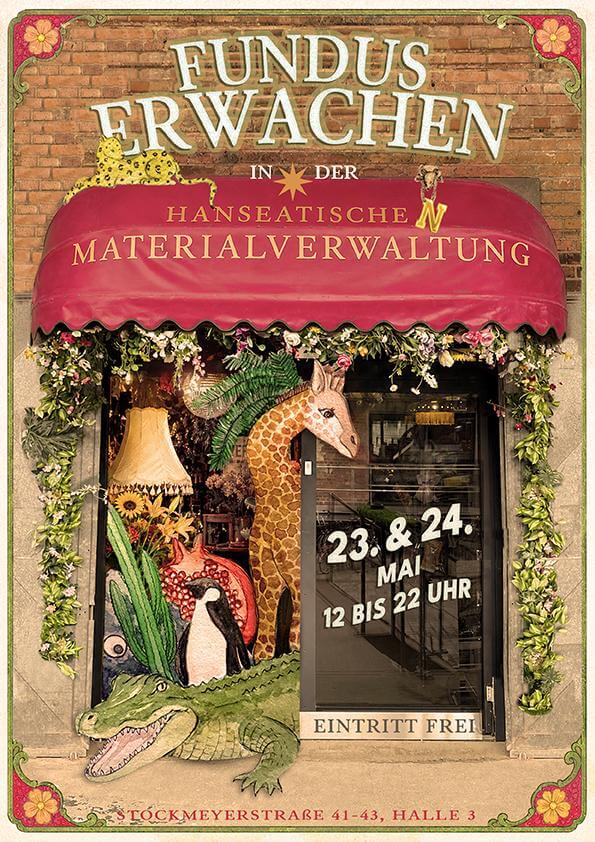Fundus-Erwachen – Tage der offenen Tore der Materialverwaltung im Oberhafen 1 Fundus-Erwachen im Mai 2026