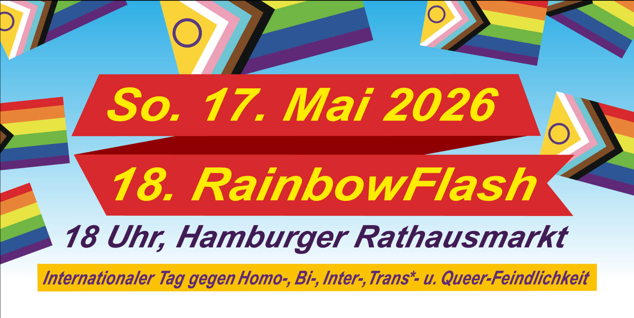 18. RAINBOWFLASH auf dem Hamburger Rathausmarkt 4 18. RAINBOWFLASH auf dem Hamburger Rathausmarkt