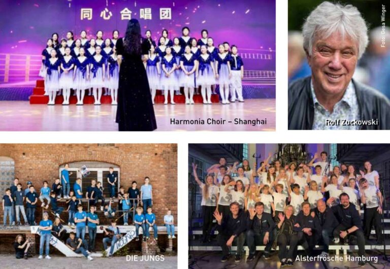 Chorbegegnung Shanghai – Hamburg: 120 junge Stimmen feiern 40 Jahre Städtepartnerschaft in Planten un Blomen
