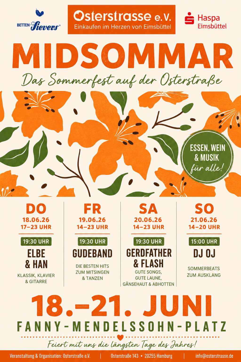 Midsommarfest Osterstraße 2026