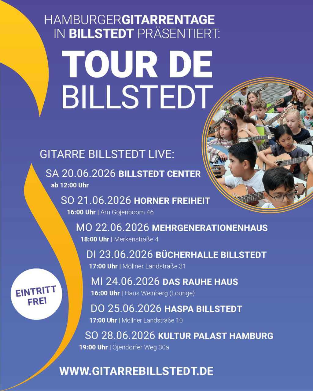 Plakat Tour de Billstedt 2026