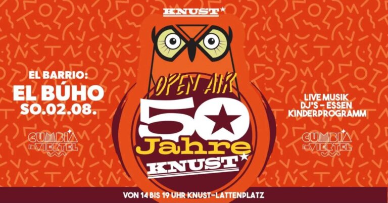 Banner: 50 Jahre Knust