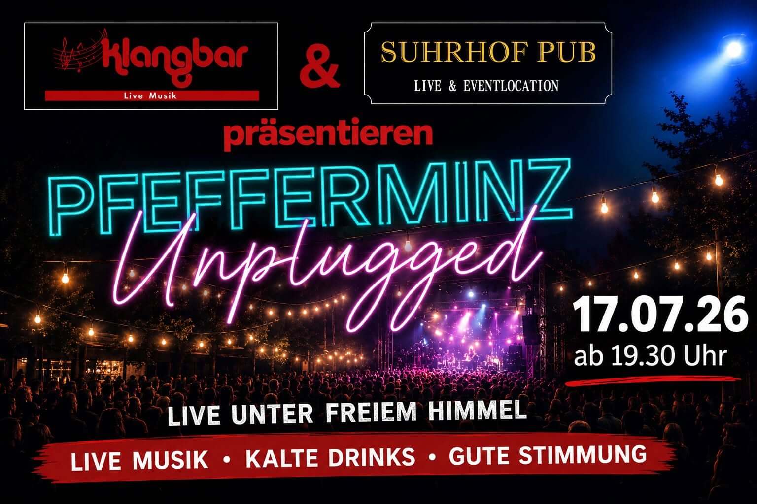 Suhrhof Open Air mit PFEFFERMINZ