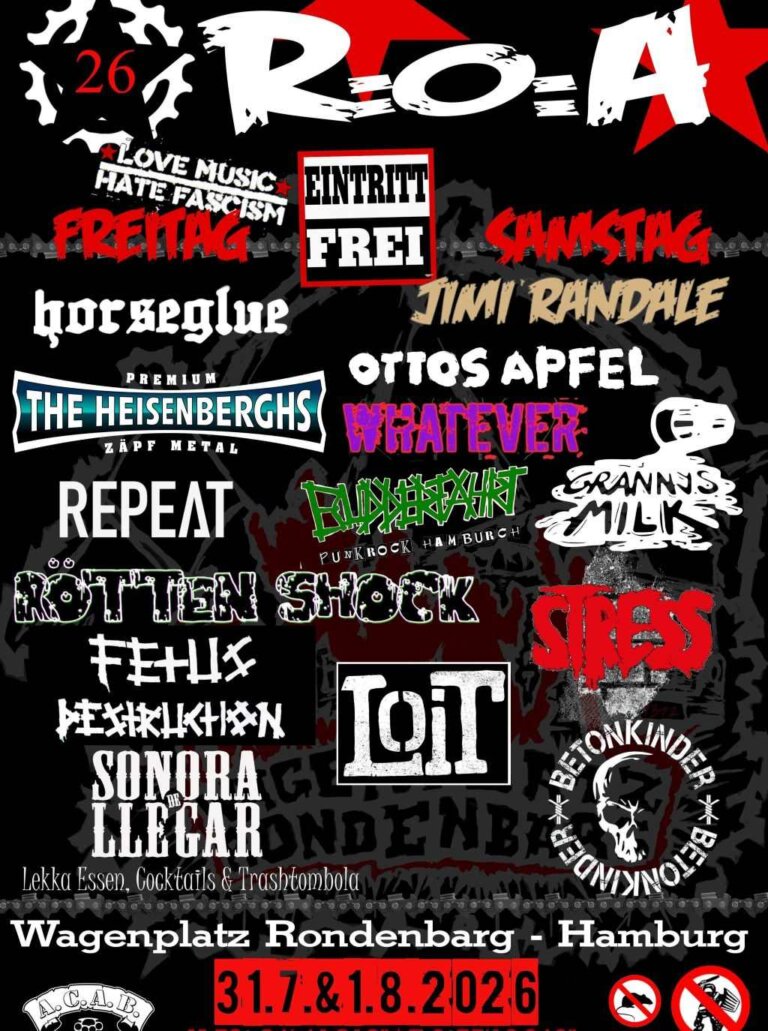 Rondenbarg Sommerfest Festival 2026